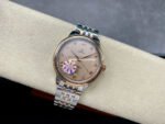 GT Factory Omega De Ville Prestige 434.20.40.20.59.001 40mm Half Rose Gold Steel Rose Gold Diamond Point Roman Number Champagne Dial - Image 4
