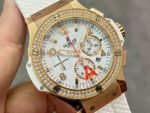 HB Factory Hublot Big Bang 301.PE.230.RW.114 44mm Rose Gold Rubber Strap White Dial - Image 2