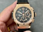 HB Factory Hublot Big Bang 301.PX.130.RX 44mm Rose Gold Rubber Strap Black Dial