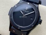 HB Factory Hublot Classic Fusion 542.CX.1270.RX.MDM 42mm Steel Rubber Strap Black Dial - Image 3