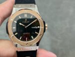 HB Factory Hublot Classic Fusion 542.NO.1181.LR 42mm Steel Rubber Strap Black Dial