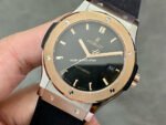 HB Factory Hublot Classic Fusion 542.NO.1181.LR 42mm Steel Rubber Strap Black Dial - Image 3
