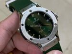 HB Factory Hublot Classic Fusion 542.NX.8970.LR 42mm Titanium Rubber Strap Green Dial - Image 2