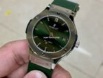 HB Factory Hublot Classic Fusion 542.NX.8970.LR 42mm Titanium Rubber Strap Green Dial - Image 3