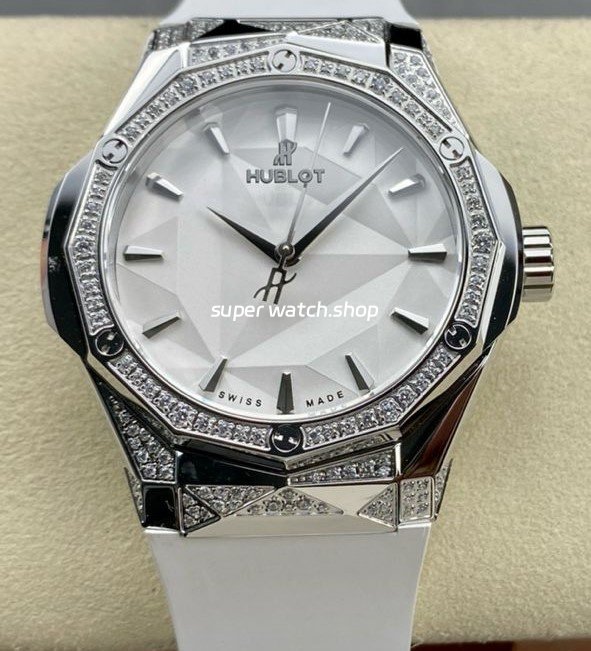 HB-Factory-Hublot-Classic-Fusion-550.NS_.2200.RW_.1804.ORL20-40mm-Diamond-Steel-Wh-9.jpg HB Factory Hublot Classic Fusion 550.NS.2200.RW.1804.ORL20 40mm Diamond Steel White Rubber Strap White Dial - Image 1