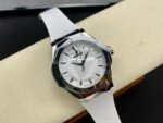 HB Factory Hublot Classic Fusion 550.NS.2200.RW.ORL20 40mm Steel White Rubber Strap White Dial - Image 4