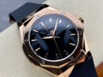 HB Factory Hublot Classic Fusion 550.OS.1800.RX.ORL19 40mm Rose Gold Black Rubber Strap Black Dial - Image 2