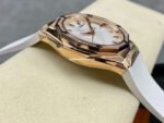 HB Factory Hublot Classic Fusion 550.OS.2200.RW.1804.ORL20 40mm Diamond Rose Gold White Rubber Strap White Dial - Image 5