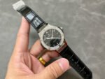 HB Factory Hublot Classic Fusion 565.NX.1470.RX.1204 38mm Diamond Bezel Steel Leather Strap Black Dial - Image 4