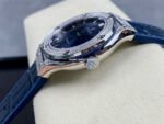 HB Factory Hublot Classic Fusion 565.NX.7170.LR 38mm Diamond Steel Leather Strap Blue Dial - Image 6