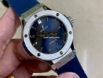 HB Factory Hublot Classic Fusion 565.NX.7170.RX 38mm Titanium Leather Strap Blue Dial - Image 2