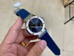 HB Factory Hublot Classic Fusion 565.NX.7170.RX 38mm Titanium Leather Strap Blue Dial - Image 4