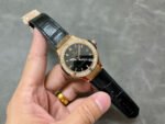 HB Factory Hublot Classic Fusion 565.OX.1480.LR.1204 38mm Rose Gold Leather Strap Black Dial - Image 4
