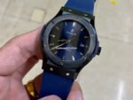 HB Factory Hublot Classic Fusion Blue 511.CM.7170.RX 42mm Ceramic Rubber Strap Blue Dial - Image 3