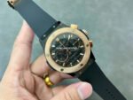 HB Factory Hublot Classic Fusion Chronograph 521.CO.1781.RX 45mm Ceramic Rubber Strap Black Dial - Image 4