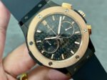HB Factory Hublot Classic Fusion Chronograph 521.CO.1781.RX 45mm Ceramic Rubber Strap Black Dial - Image 2