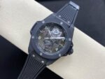 HB Factory Tourbillon Hublot Big Bang 419.CI.0170.RX 45mm Ceramic Rubber Strap Arabic Numerals Skeletonized Dial - Image 4