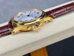 HG Factory Breguet Marine 5817BA 12 9V8 39mm Gold Leather Strap Silver Dial - Image 6