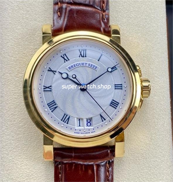 HG-Factory-Breguet-Marine-5817BA-12-9V8-39mm-Rose-Gold-Leather-Strap-Silver-Dial-8.jpg HG Factory Breguet Marine 5817BA 12 9V8 39mm Gold Leather Strap Silver Dial - Image 1