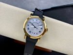 HG Factory Breguet Marine 5817BA129V8 39mm Gold Rubber Strap Silver Dial - Image 4