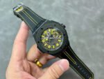 HUB Factory Hublot Big Bang Ferrari 401.CQ.0129.VR 45mm Carbon Leather Strap Arabic Numerals Skeletonized Dial - Image 4