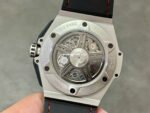 HUB Factory Hublot Big Bang Ferrari 401.NJ.0123.VR 45mm Carbon Leather Strap Arabic Numerals Skeletonized Dial - Image 7
