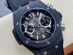 HUB Factory Hublot Big Bang Unico 411.QX.1170.RX 45mm Carbon Rubber Strap Skeletonized Dial - Image 2
