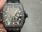 HUB Factory Hublot Spirit Of Big Bang Limited Edition 642.CI.0170.RX 42mm Ceramic Rubber Strap Skeletonized Dial