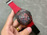 HUB Factory Hublot Spirit Of Big Bang Limited Edition 642.QV.0113.NR.CNY21 42mm Carbon Fiber Canvas Strap Skeletonized Dial - Image 4