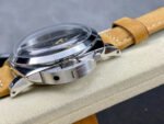 HW Factory Panerai Luminor 1950 PAM00372 47mm Steel Leather Strap Arabic Numerals Black Dial - Image 6