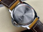 HW Factory Panerai Luminor Base PAM 00390 44mm Steel Leather Strap Arabic Numerals Brown Dial - Image 7