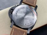 HW Factory Panerai Luminor California PAM00629 47mm Titanium Leather Strap Arabic Numerals Black Dial - Image 7