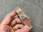 IPF Factory Audemars Piguet Royal Oak Chronograph 26239OR.OO.D821CR.01 41mm Full Rose Gold Brown Dial - Image 8