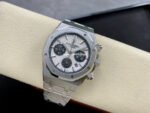 IPF Factory Audemars Piguet Royal Oak Chronograph 26331ST.OO.1220ST.03 41mm Full Steel Silver Dial - Image 4