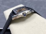 J12 Factory Cartier Santos WSSA0064 39.8mm Leather Strap Roman Numerals Brown Dial - Image 7