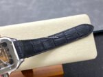 J12 Factory Cartier Santos WSSA0064 39.8mm Leather Strap Roman Numerals Brown Dial - Image 9