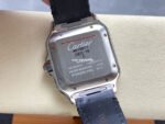 J12 Factory Cartier Santos WSSA0064 39.8mm Leather Strap Roman Numerals Brown Dial - Image 8
