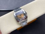 J12 Factory Cartier Santos WSSA0064 39.8mm Roman Numerals Brown Dial - Image 4