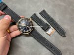 JB Factory Blancpain Fifty Fathoms 5025-3630-52A 45mm Rose Gold Satin Strap Black Dial - Image 8