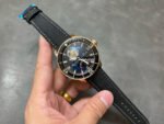 JB Factory Blancpain Fifty Fathoms 5025-3630-52A 45mm Rose Gold Satin Strap Black Dial - Image 4