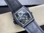 JB Factory Tourbillon Hublot Masterpiece MP-06 Senna 906.ND.0129.VR.AES12 48mm Titanium Rubber Strap Skeleton Dial - Image 7