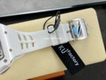 KU Factory Richard Mille RM 011-03 44.5mm Titanium White Rubber Strap Arabic Numerals Skeletonized Dial - Image 8