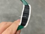 KV Factory Richard Mille RM011-03 CA ATZ 44.5mm Ceramic Green Rubber Strap Skeletonized Green Dial - Image 5