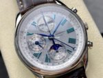 LGS Factory Longines Master Collection Moonphase L2.673.4.71.2 40mm Steel Leather Strap Roman Numerals Silver Dial - Image 2