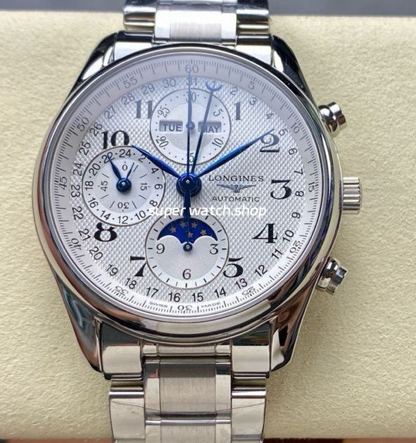 LGS-Factory-Longines-Master-Collection-L2.773.4.78.6-Moonphase-Full-Steel-Arabic-.jpg LGS Factory Longines Master Collection Moonphase L2.773.4.78.6 Full Steel Arabic Numerals Silver Dial - Image 1