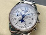 LGS Factory Longines Master Collection Moonphase L2.773.4.78.6 Full Steel Arabic Numerals Silver Dial - Image 3