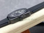 M+ Factory Bell Ross BR 03-92 Ceramic BR0392-BL-CE Ceramic 41mm Rubber Strap Arabic Numerals Black Dial - Image 6