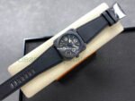M+ Factory Bell Ross BR 03-92 Ceramic BR0392-BL-CE Ceramic 41mm Rubber Strap Arabic Numerals Black Dial - Image 4