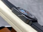 M+ Factory Bell Ross BR 03 BR03A-HRZ-CESRB Horizon 41mm Ceramic Rubber Strap Lines Black Dial - Image 5