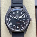 M+ Factory IWC IW326901 41mm Ceramic Rubber Strap Arabic Numerals Black Dial